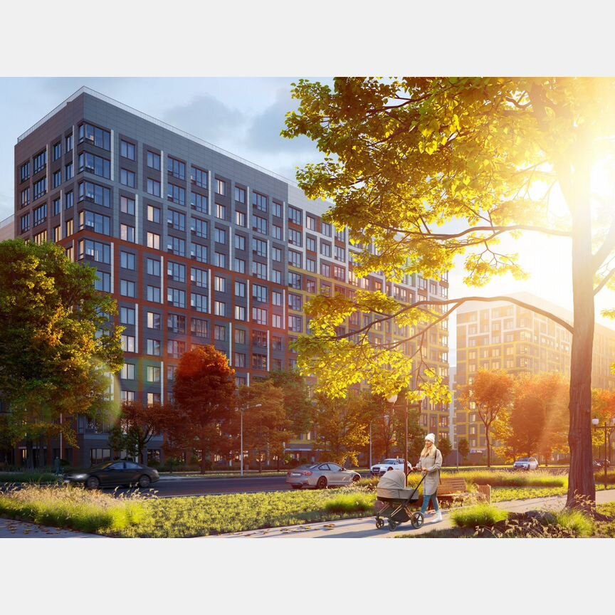 Квартира-студия, 39,3 м², 11/12 эт.