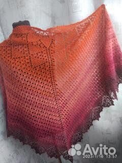 Шаль ручной работы. Платок, косынка