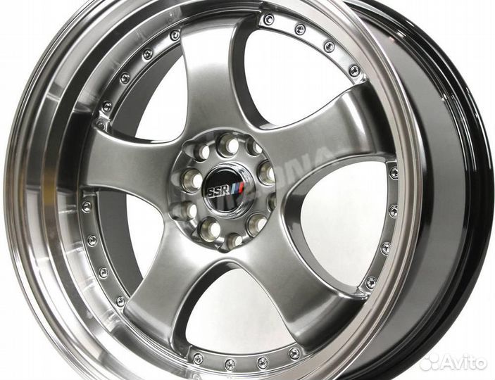 Литой диск SSR R17 5x100/5x114.3. Примерка