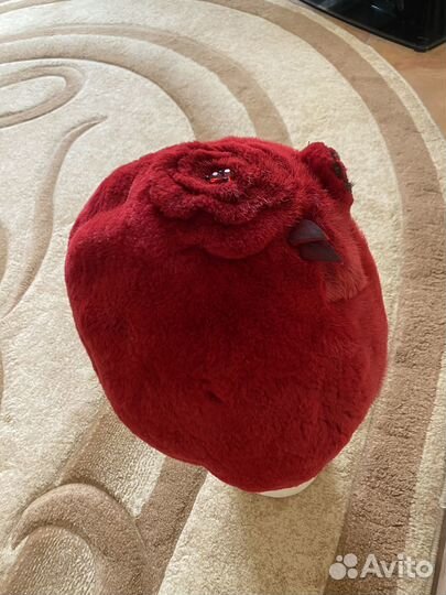 Берет женский норковый