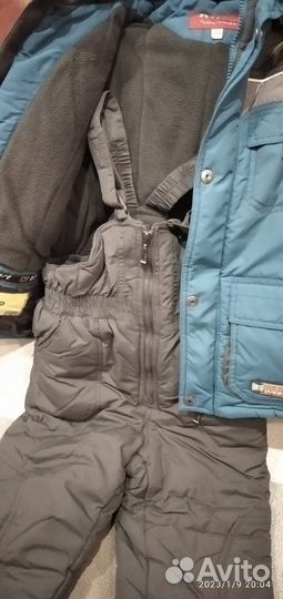 Костюм зимний kiko для мальчика, рост 122-128