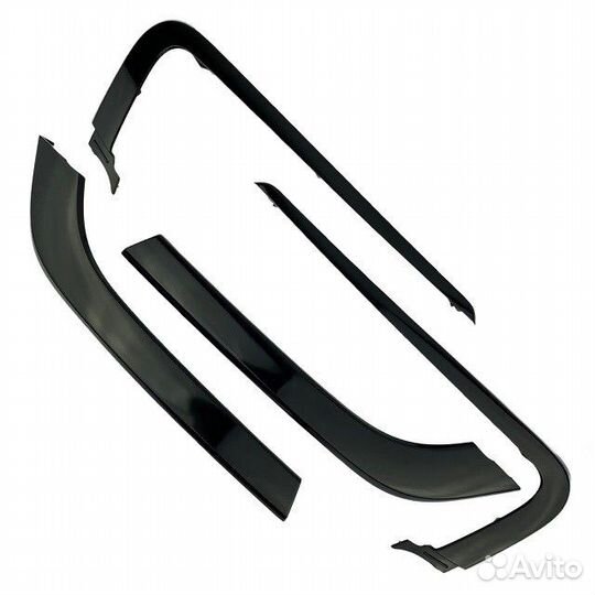 Молдинг бампера vesta черный