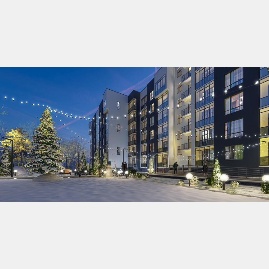 2-к. квартира, 45,2 м², 1/6 эт.