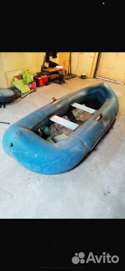 Лодка надувная двухместная бу