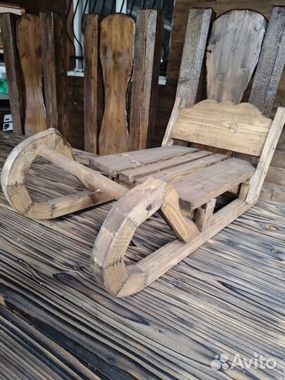 Саночки декоративные