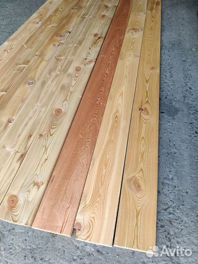 Планкен прямой из лиственницы