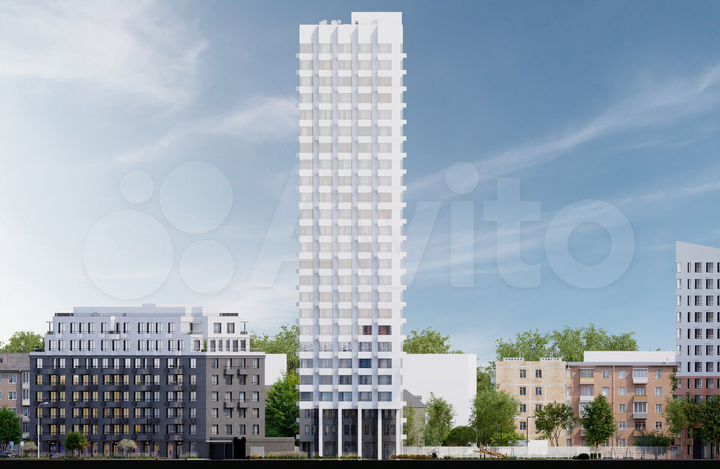 2-к. квартира, 51,1 м², 14/25 эт.