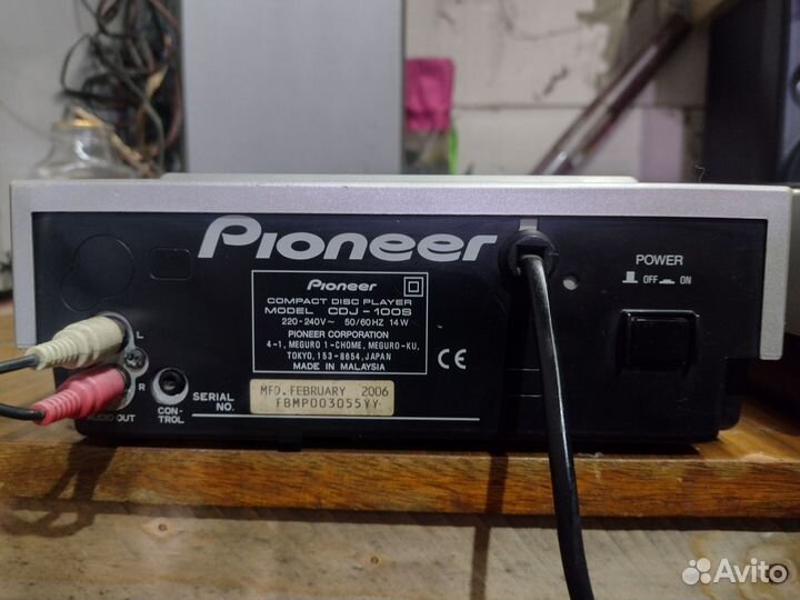 Проигрыватель pioneer cdj100s
