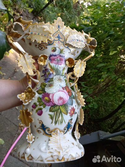 Антикварная ваза Жакоб Пети , Франция 19