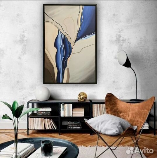 Интерьерная картина абстракция 100х60