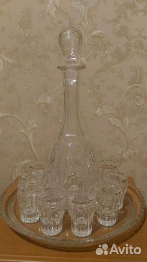 Графин с рюмками СССР