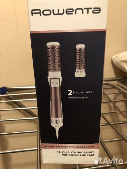Фен щетка rowenta новая