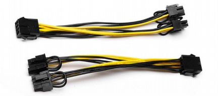 Разветвитель GPU 8 pin to 2 6+2 pin для видеокарт