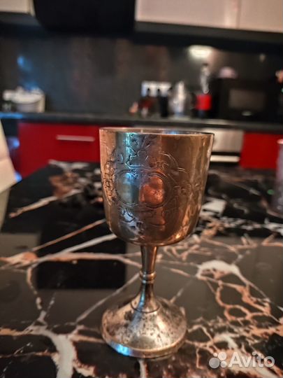 Фужер латунь винтаж