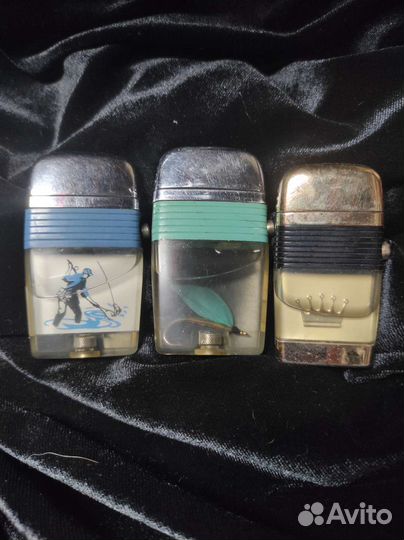 Винтажная бензиновая зажигалка Scripto Vu