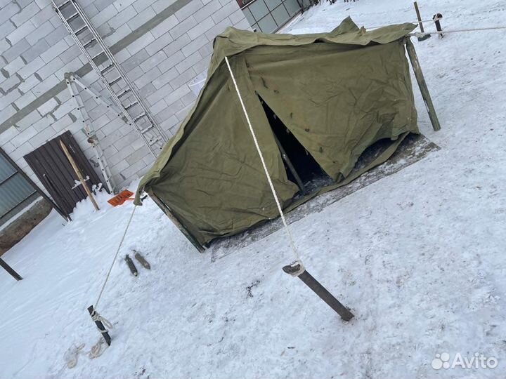 Армейская палатка пб-4 восстановленная