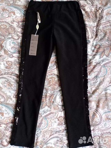 Брюки с пайетками