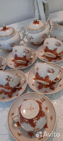 Чайный сервиз вербилки СССР