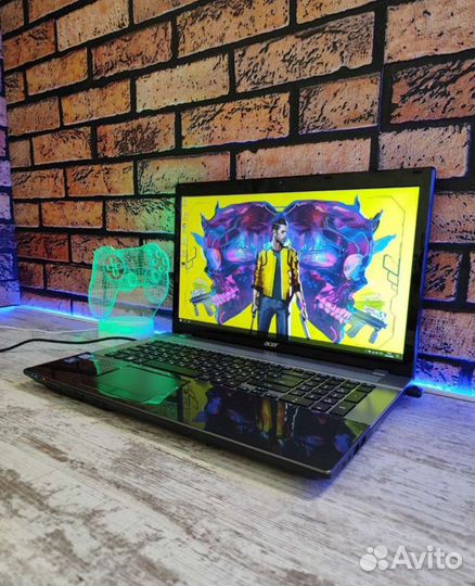 Здоровенный acer 17.3/FHD/SSD+1TB/i7/16gb/650m