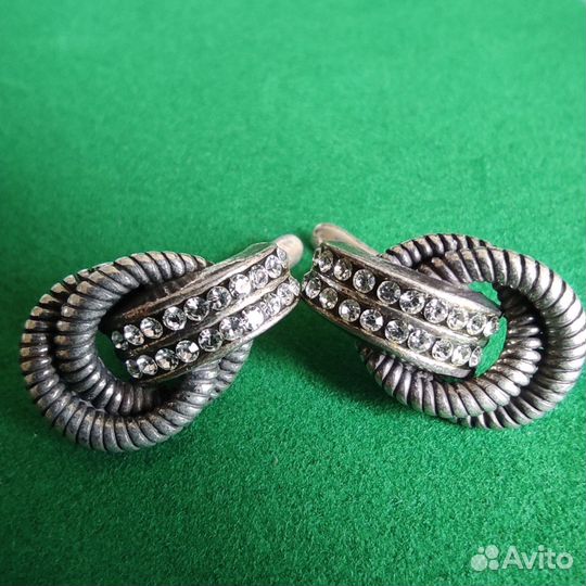 Серьги серебро