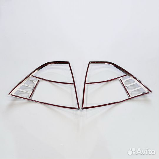 Хром на задние фары Toyota Corolla 120 124