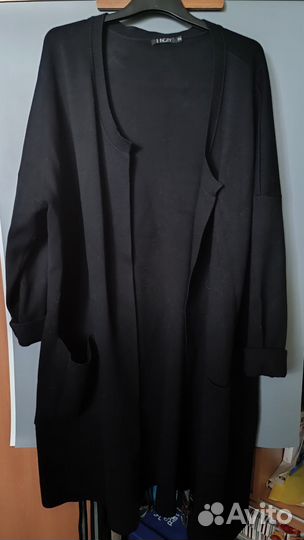 Кардиган женский длинный р 56