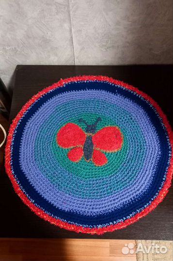 Коврики вязаные крючком