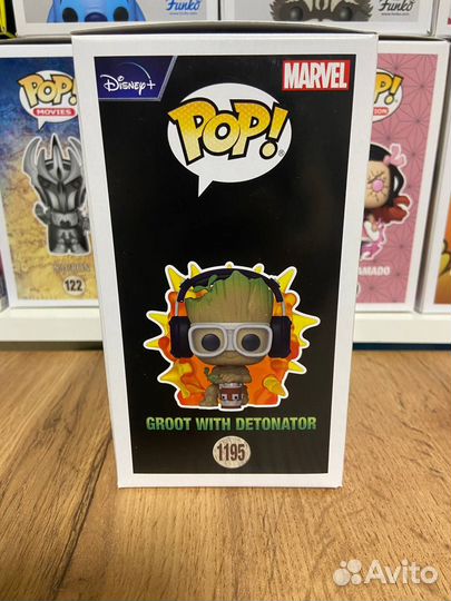 Funko PoP - Marvel I Am Groot: Groot With Detonato