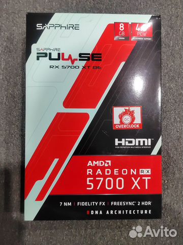 Sapphire RX 5700 XT Pulse 8gb