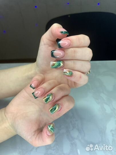 Маникюр,наращивание ногтей (все включено)