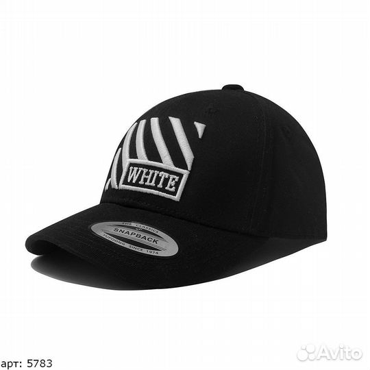 Кепка off white черная