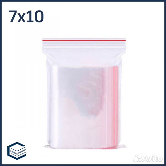 Пакет ZIP LOK 7х10 см. - 1000шт