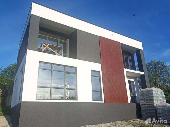 Дом из керамзитобетонных блоков 