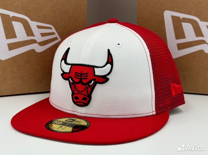 Бейсболка New Era Chicago Bulls Trucker 7 1/4