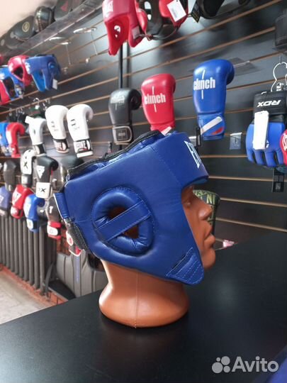 Боксерский шлем Everlast Blue