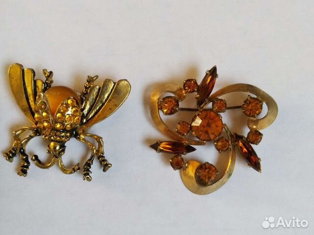 Брошь советская,шкатулка броши