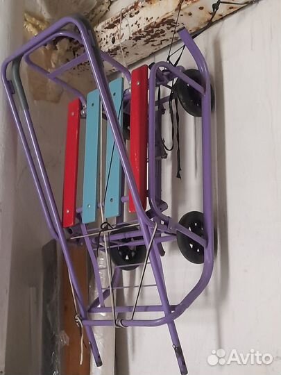 Санки с колесами,трансформер