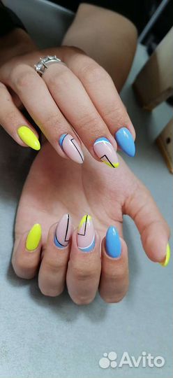 Маникюр наращивание