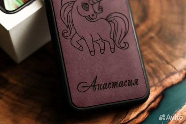 Индивидуальный кожаный чехол на iPhone 11 и 11pro