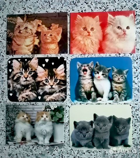 Карманные календари. Иностранные открытки. Марки