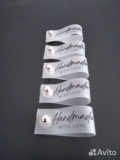 Набор силиконовых бирок с кобурной кнопкой