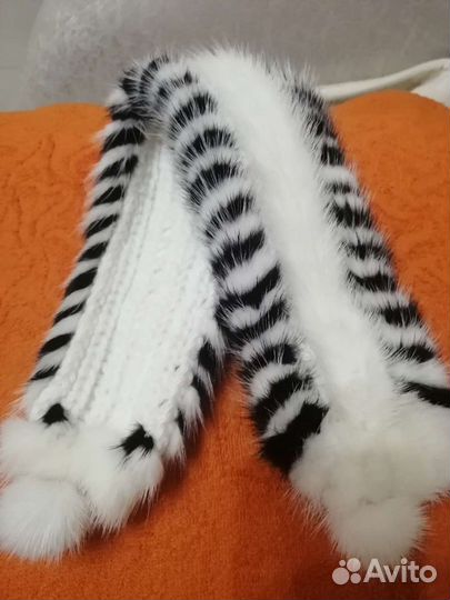 Повязка на голову из норки