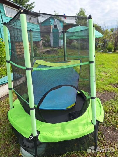 Детский батут с сеткой бу