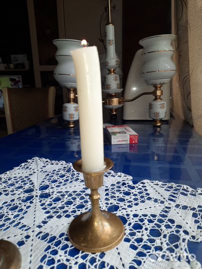 Подсвечник бронза