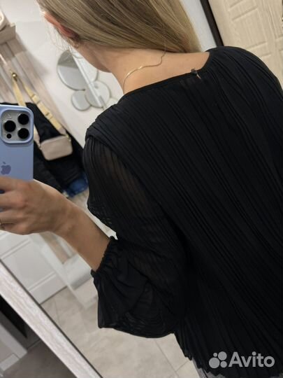 Блузка плиссированная Mango (S)