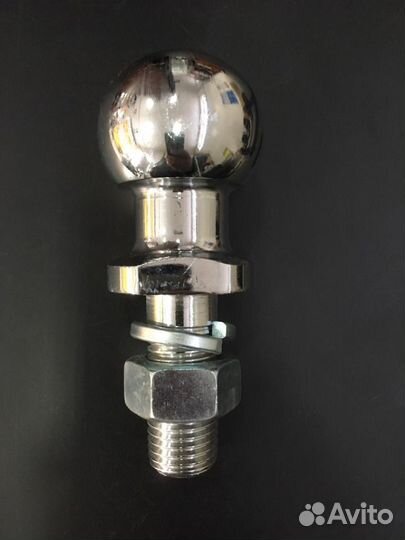 Шар фаркопа на прицеп никилерованный резьба 20