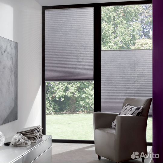 Плиссе и гофре шторы моторзированные