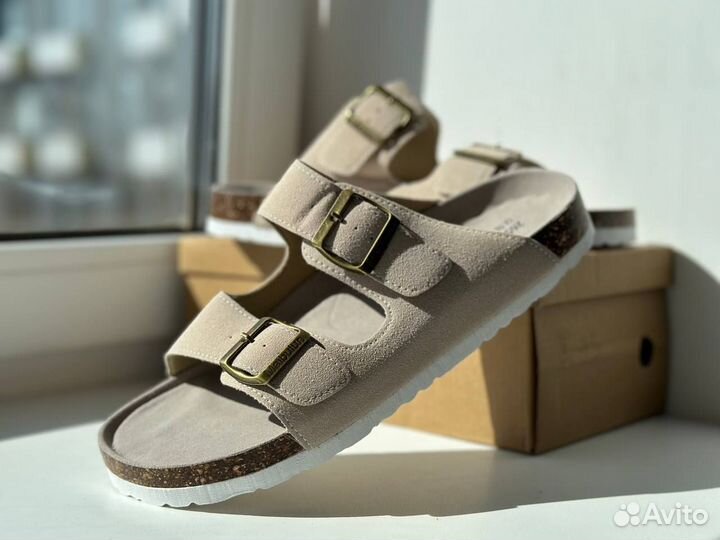 Сабо замшевые Birkenstock