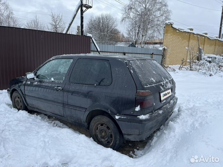 Volkswagen Golf 1.8 МТ, 1992, 200 000 км