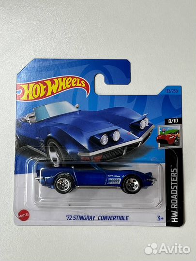 Hot Wheels Stingray Convertible (Синий)